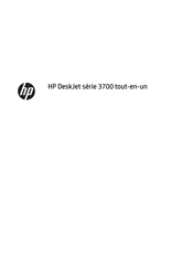 HP DeskJet 3700 Série Manuel D'utilisation