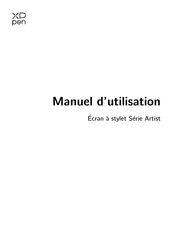 XPPen Artist Serie Manuel D'utilisation