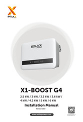 SolaX Power X1-BOOST-3.6K-G4 Manuel D'installation