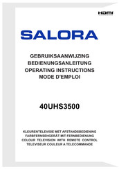 Salora 40UHS3500 Mode D'emploi