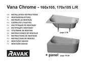 RAVAK Chrome 160x105 Instructions De Montage