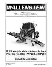 Wallenstein WP260 Manuel De L'utilisateur