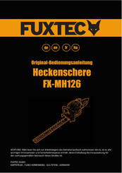 FUXTEC FX-MH126 Manuel D'utilisation