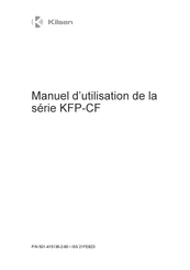 Kilsen KFP-CF2 Manuel D'utilisation