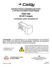 CADDY PA01106 Instructions D'assemblage