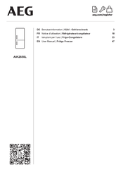 AEG AIK2650L Notice D'utilisation