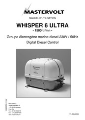 Mastervolt WHISPER 6 ULTRA Manuel D'utilisation