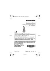 Panasonic KX-TGA805C Manuel D'installation