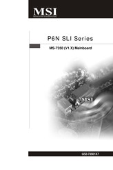 MSI P6N SLI Serie Mode D'emploi