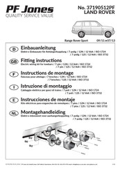 PF Jones 37190512PF Instructions De Montage