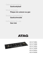 Atag HG1471MBB1E/A1 Mode D'emploi