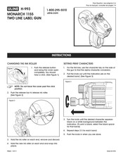 Uline H-993 Manuel D'instructions