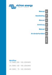 Victron energy MultiPlus 24/5000/120-100 Manuel