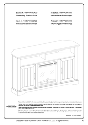 Walker Edison W54FPCMCR2D Instructions De Montage