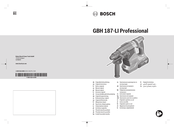 Bosch GBH 187-LI Professional Notice Originale