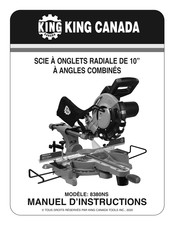 King Canada 8380NS Manuel D'instructions