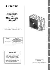 Hisense Hi-Therma Série Manuel D'installation