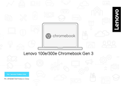 Lenovo Chromebook 300e Gen 3 Guide Rapide