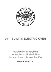 Bertazzoni F24PROXV Instructions D'installation