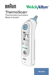 Braun ThermoScan PRO 6000 Mode D'emploi