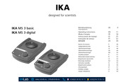 IKA MS 3 digital Mode D'emploi