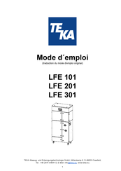 Teka LFE 201 Mode D'emploi