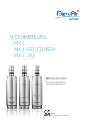 Bien-Air Dental MX-i LED Mode D'emploi