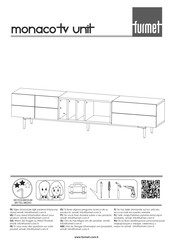 furmet MONACO TV UNIT Mode D'emploi