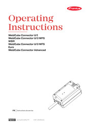 Fronius WeldCube Connector U/I/WFS WSM Instructions De Service