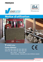 BVL V-LOAD Cutter Megastar 195 H 1,20 Notice D'utilisation