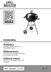 GRILL MEISTER HG08746 Instructions De Montage, D'utilisation Et Consignes De Sécurité