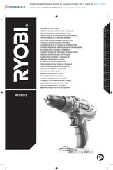 Ryobi R18PD3-225S Traduction Des Instructions Originales