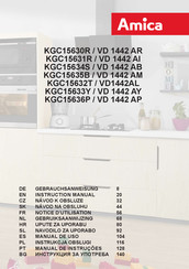 Amica KGC15630R Notice D'utilisation