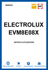 Electrolux EVM8E08Z Notice D'utilisation