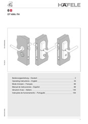 Häfele DT 400c FH Mode D'emploi