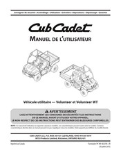 Cub Cadet 37AM48GD010 Manuel De L'utilisateur