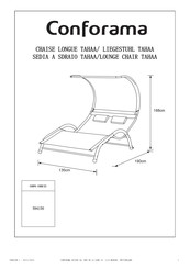 CONFORAMA TAHAA 594150 Instructions De Montage