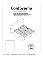 CONFORAMA ASTANE 600065 Instructions De Montage