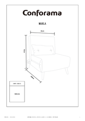 CONFORAMA MARLA 599102 Instructions De Montage