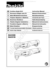 Makita DA330D Manuel D'instructions