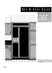 KitchenAid Architect KSSC36FMS Guide D'utilisation Et D'entretien