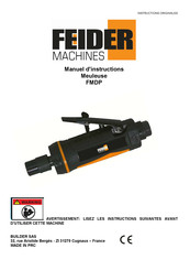 FEIDER Machines FMDP Instructions Originales