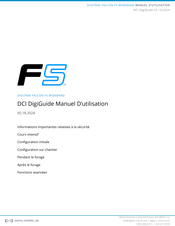 DCI DIGITRAK FALCON F5 WIDEBAND Manuel D'utilisation