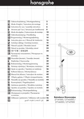 Hansgrohe Raindance Showerpipe 27146000 Mode D'emploi / Instructions De Montage
