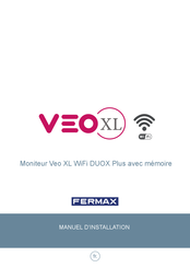 Fermax VEO XL WiFi DUOX Plus Manuel D'installation