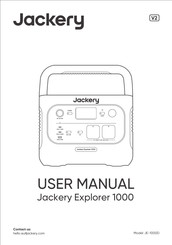 Jackery Explorer 1000 Manuel D'utilisation