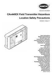 Hach CAx440EX Instructions D'utilisation