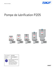 SKF P205 Notice De Montage