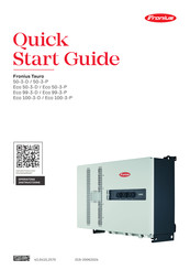 Fronius Tauro Eco 99-3-P Guide De Démarrage Rapide