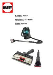 Bosch BSG 81880 Mode D'emploi